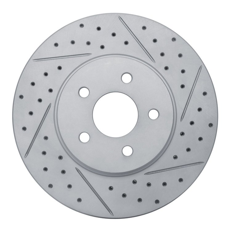 830-20012R Geoperformance Drilled/Slotted Brake Rotor, 2001-2008 Multiple Makes/Models, Position: Front Right