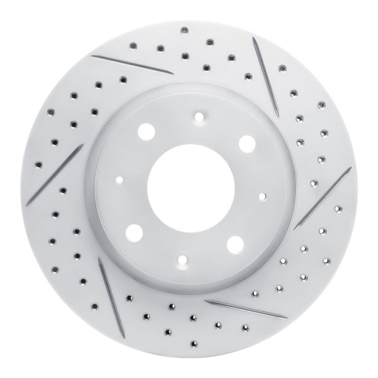 830-21007R Geoperformance Drilled/Slotted Brake Rotor, 2004-2009 Kia/Hyundai/Genesis, Position: Front Right