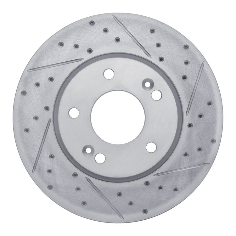 830-21011R Geoperformance Drilled/Slotted Brake Rotor, 2010-2013 Kia/Hyundai/Genesis, Position: Front Right