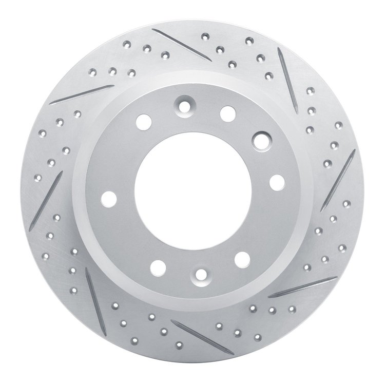830-21024R Geoperformance Drilled/Slotted Brake Rotor, 2006-2014 Kia/Hyundai/Genesis, Position: Rear Right