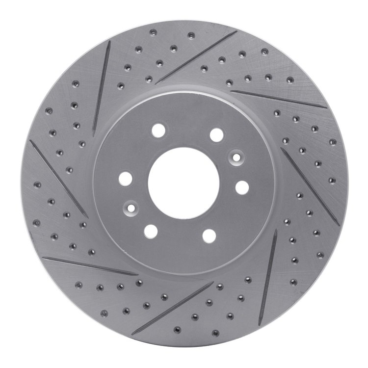 830-21028R Geoperformance Drilled/Slotted Brake Rotor, 2009-2010 Kia/Hyundai/Genesis, Position: Front Right