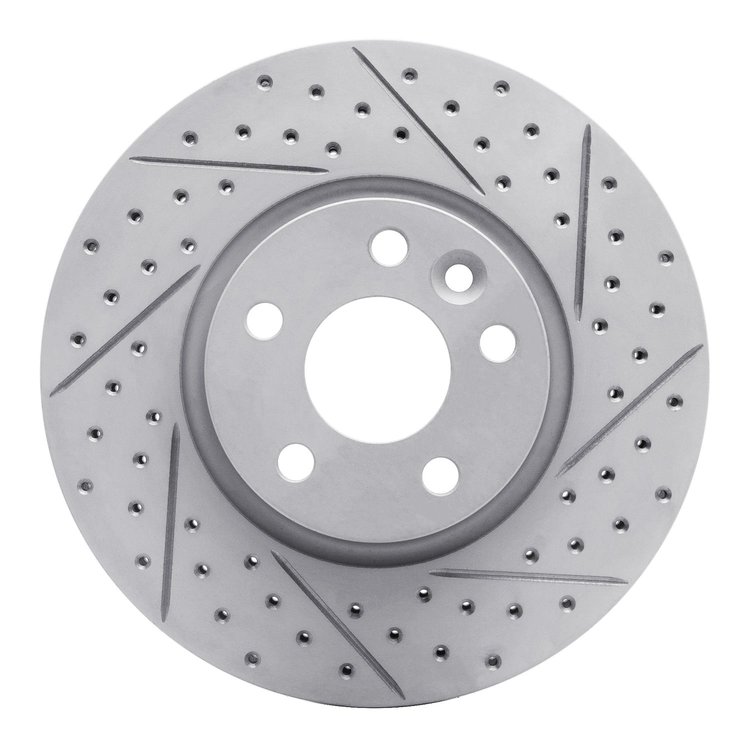 830-27041R Geoperformance Drilled/Slotted Brake Rotor, 2007-2018 Multiple Makes/Models, Position: Front Right