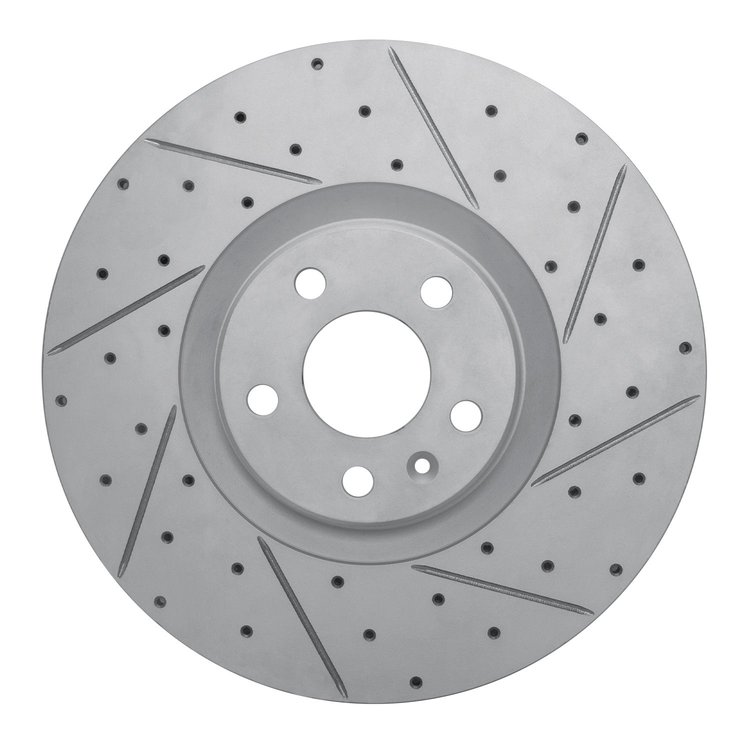 830-27051R Geoperformance Drilled/Slotted Brake Rotor, Fits Select Multiple Makes/Models, Position: Front Right