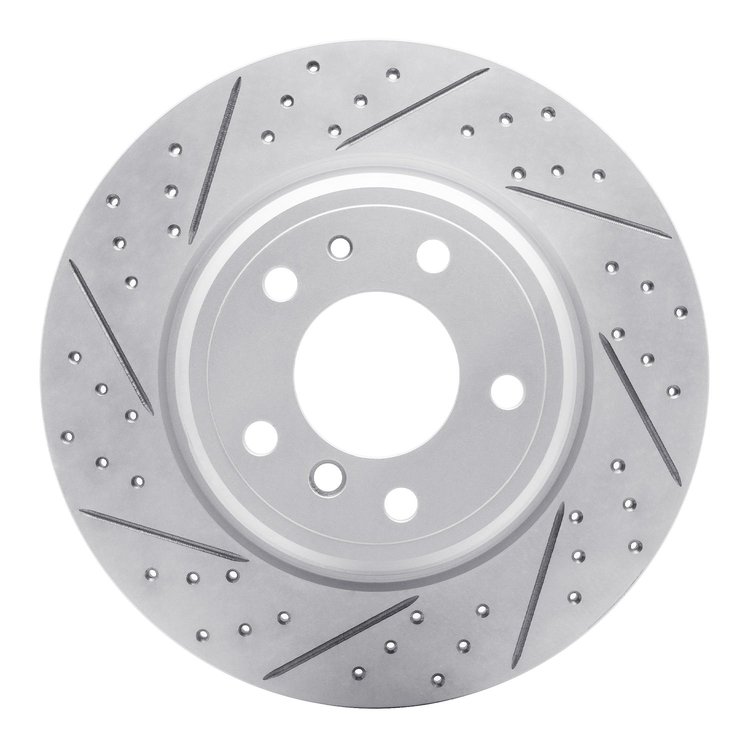 830-31030L Geoperformance Drilled/Slotted Brake Rotor, 1991-2001 BMW, Position: Rear Left
