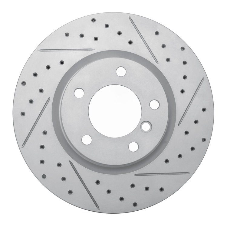 830-31036D Geoperformance Drilled/Slotted Brake Rotor, 1995-2002 BMW, Position: Left Front