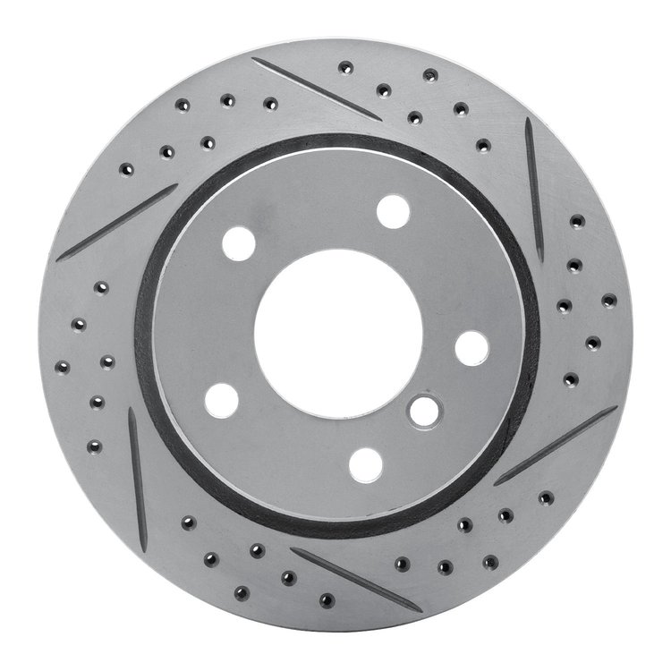 830-31042R Geoperformance Drilled/Slotted Brake Rotor, 1996-2005 BMW, Position: Rear Right