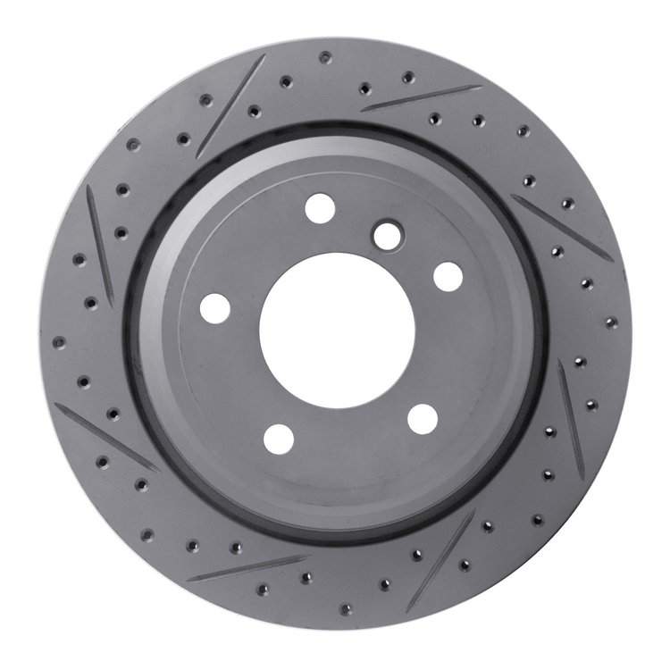 830-31044R Geoperformance Drilled/Slotted Brake Rotor, 1996-2003 BMW, Position: Rear Right
