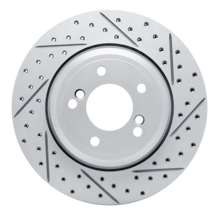 830-31050R Geoperformance Drilled/Slotted Brake Rotor, 2000-2006 BMW, Position: Rear Right
