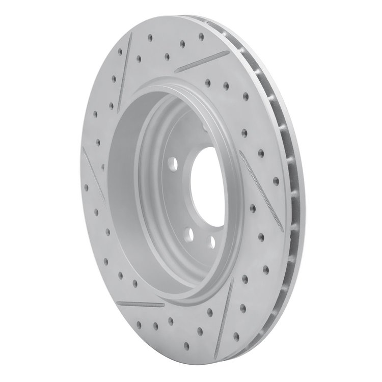 830-31053R Geoperformance Drilled/Slotted Brake Rotor, 2001-2006 BMW, Position: Rear Right