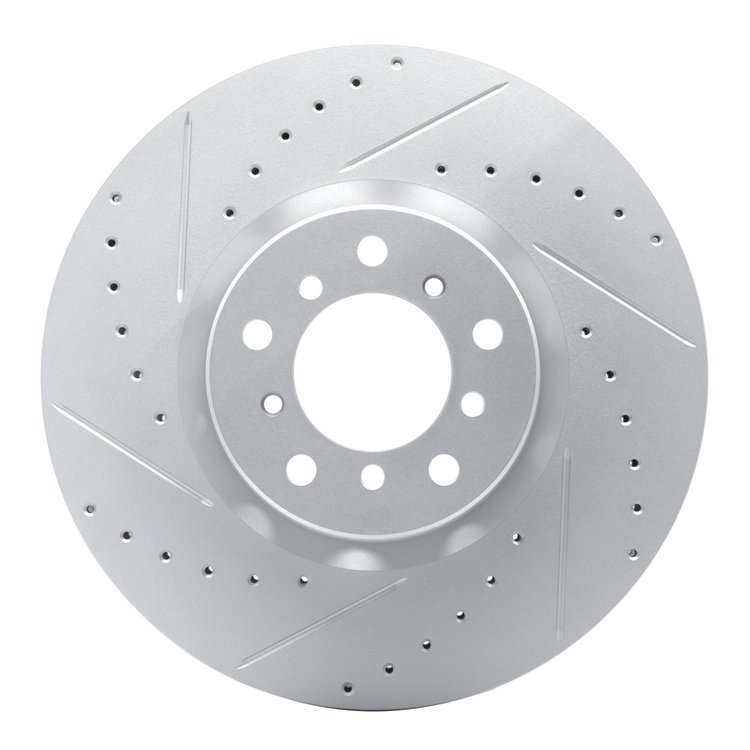 830-31057D Geoperformance Drilled/Slotted Brake Rotor, 2000-2003 BMW, Position: Right Front