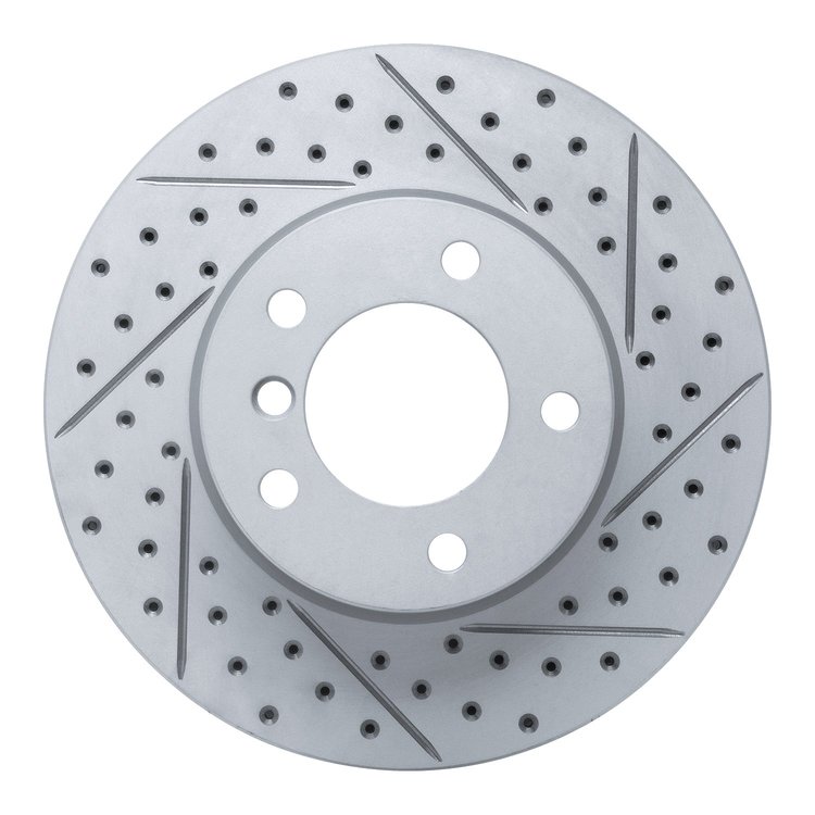 830-31067R Geoperformance Drilled/Slotted Brake Rotor, 2006-2013 BMW, Position: Front Right