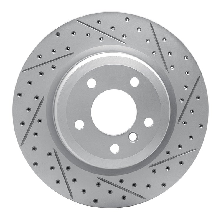 830-31070R Geoperformance Drilled/Slotted Brake Rotor, 2006-2015 BMW, Position: Rear Right