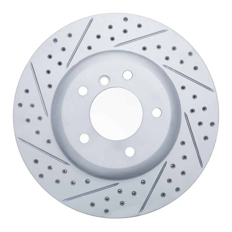830-31096L Geoperformance Drilled/Slotted Brake Rotor, Fits Select BMW, Position: Front Left