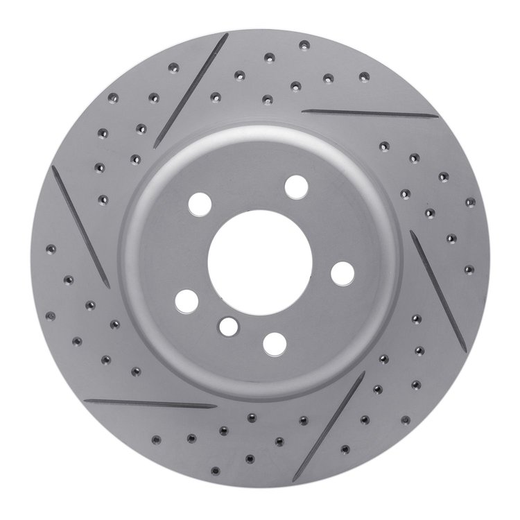 830-31106R Geoperformance Drilled/Slotted Brake Rotor, 2010-2019 BMW, Position: Rear Right