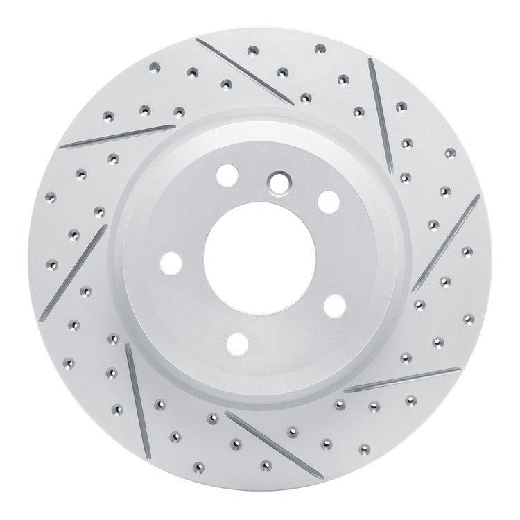 830-31107R Geoperformance Drilled/Slotted Brake Rotor, Fits Select BMW, Position: Rear Right