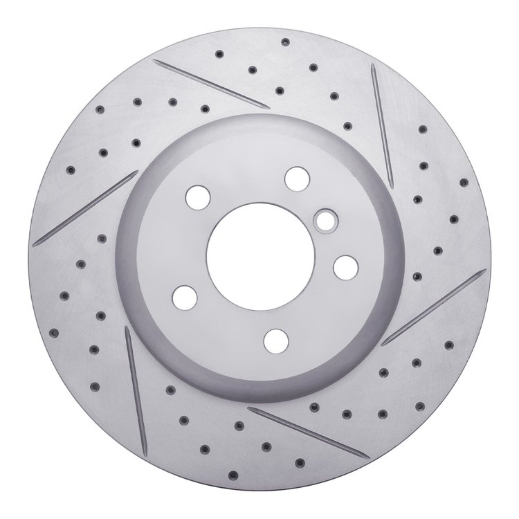 830-31114R Geoperformance Drilled/Slotted Brake Rotor, 2013-2021 BMW, Position: Rear Right