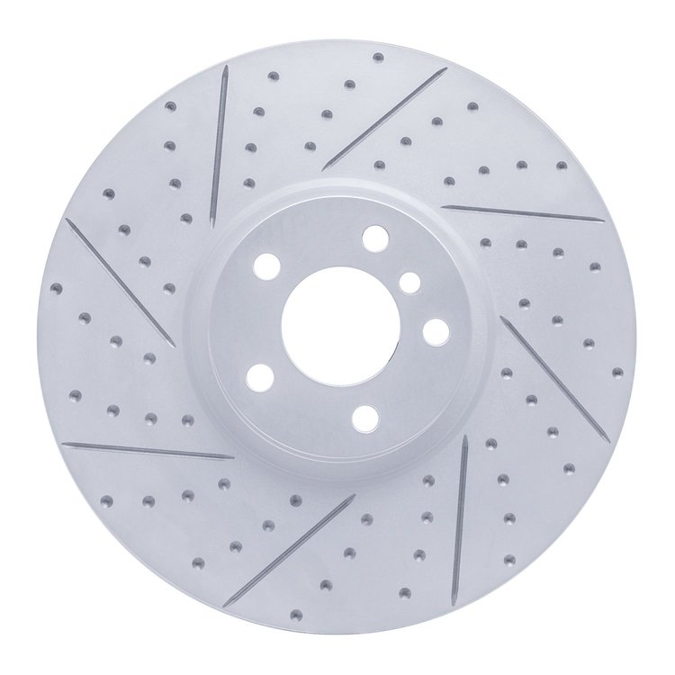 830-31150D Geoperformance Drilled/Slotted Brake Rotor, 2010-2011 BMW, Position: Right Front
