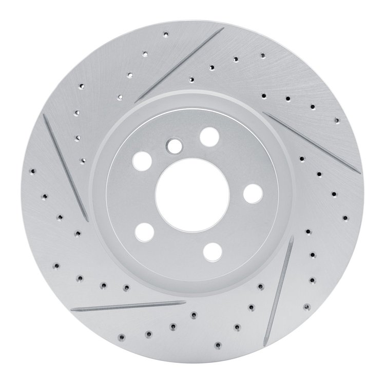 830-31157L Geoperformance Drilled/Slotted Brake Rotor, Fits Select Multiple Makes/Models, Position: Front Left