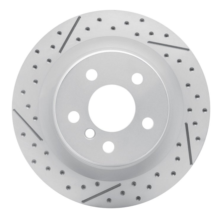 830-31158L Geoperformance Drilled/Slotted Brake Rotor, Fits Select Multiple Makes/Models, Position: Rear Left