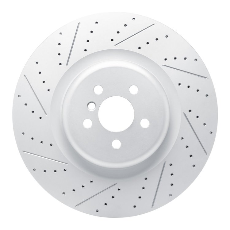 830-31167L Geoperformance Drilled/Slotted Brake Rotor, Fits Select Multiple Makes/Models, Position: Rear Left