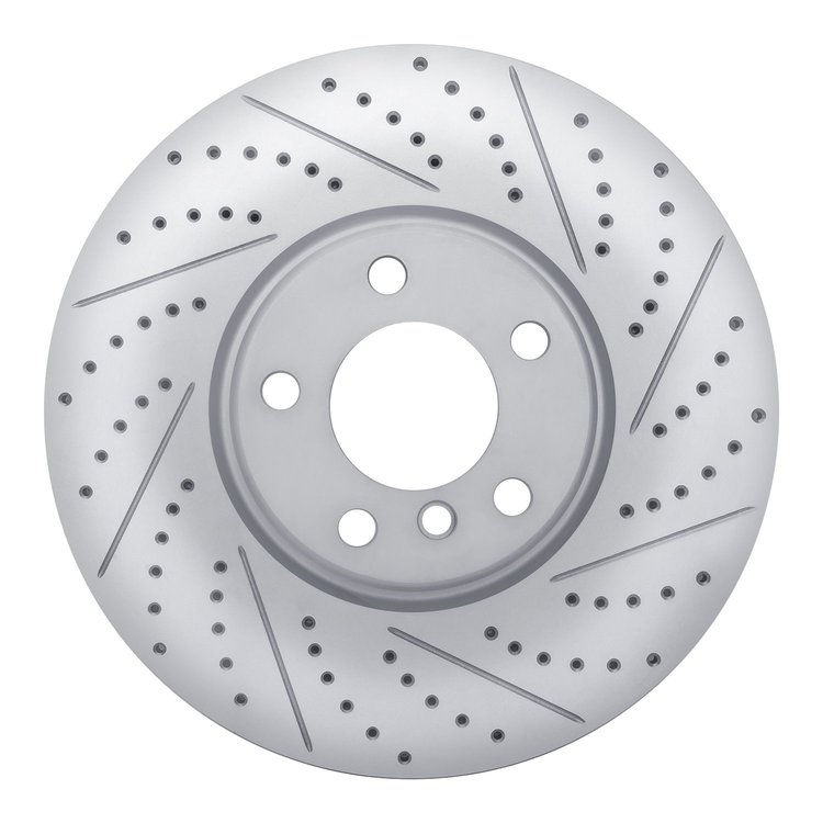 830-31184D Geoperformance Drilled/Slotted Brake Rotor, Fits Select Multiple Makes/Models, Position: Left Front