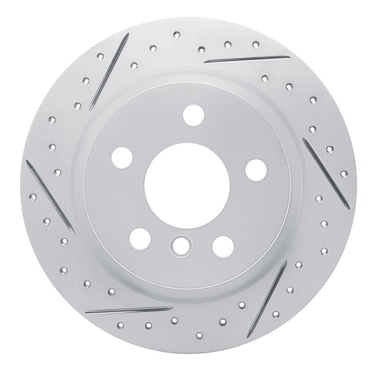 830-32016L Geoperformance Drilled/Slotted Brake Rotor, Fits Select Multiple Makes/Models, Position: Rear Left