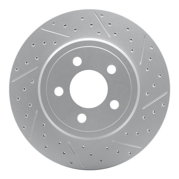 830-32018R Geoperformance Drilled/Slotted Brake Rotor, Fits Select Mini, Position: Front Right