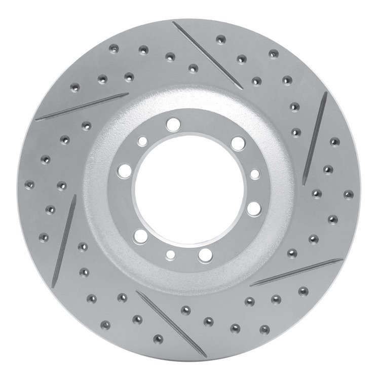 830-37008R Geoperformance Drilled/Slotted Brake Rotor, 1992-2002 Multiple Makes/Models, Position: Front Right