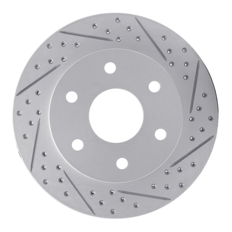 830-37010R Geoperformance Drilled/Slotted Brake Rotor, 2001-2004 Multiple Makes/Models, Position: Front Right
