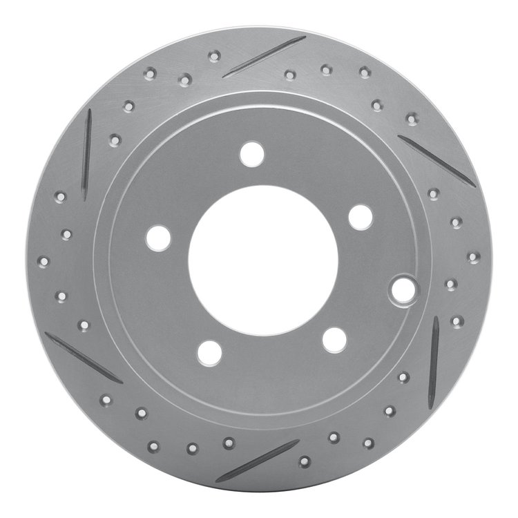 830-39022L Geoperformance Drilled/Slotted Brake Rotor, 2007-2017 Multiple Makes/Models, Position: Rear Left