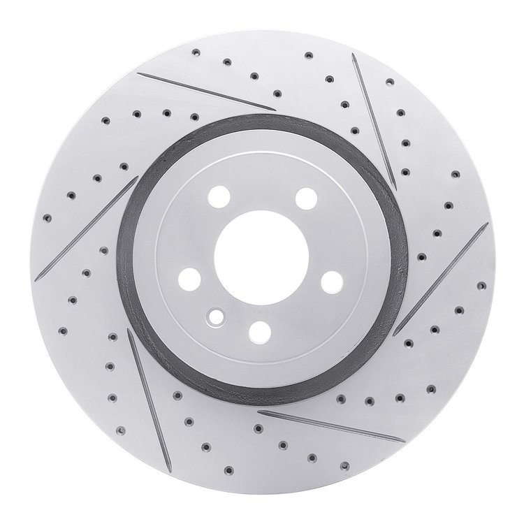 830-40035R Geoperformance Drilled/Slotted Brake Rotor, Fits Select Mopar, Position: Front Right