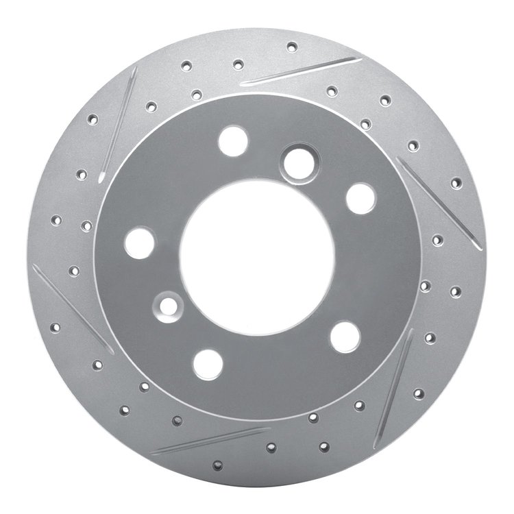 830-40038L Geoperformance Drilled/Slotted Brake Rotor, 2002-2018 Multiple Makes/Models, Position: Rr Left,Rear Left