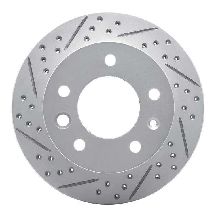 830-40041L Geoperformance Drilled/Slotted Brake Rotor, 2002-2006 Multiple Makes/Models, Position: Front Left,Fr Left