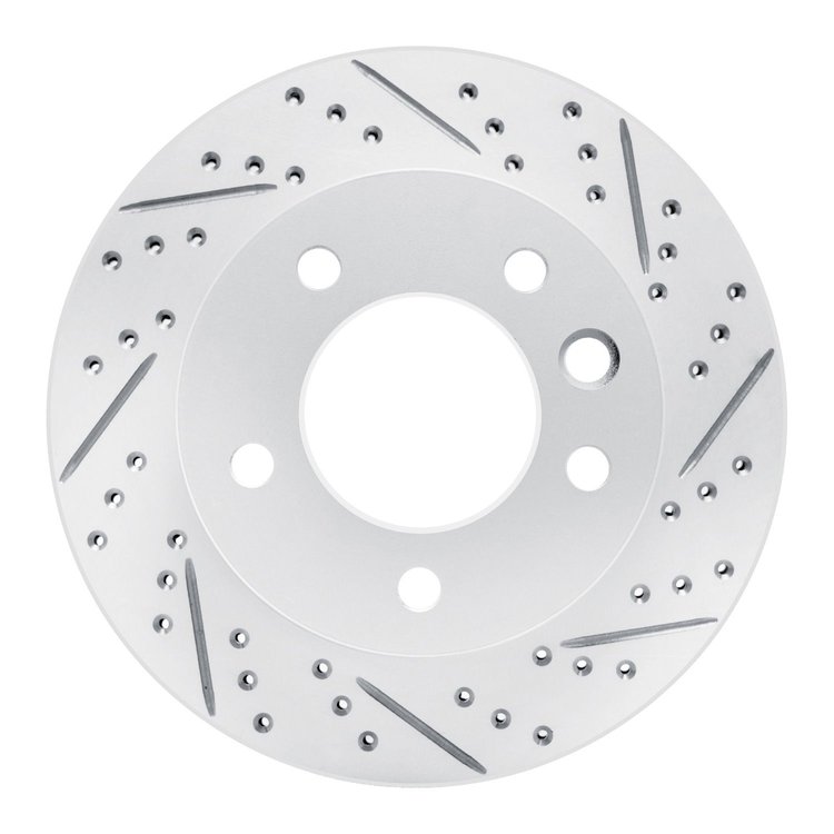 830-40042R Geoperformance Drilled/Slotted Brake Rotor, 2002-2006 Multiple Makes/Models, Position: Front Right,Fr Right