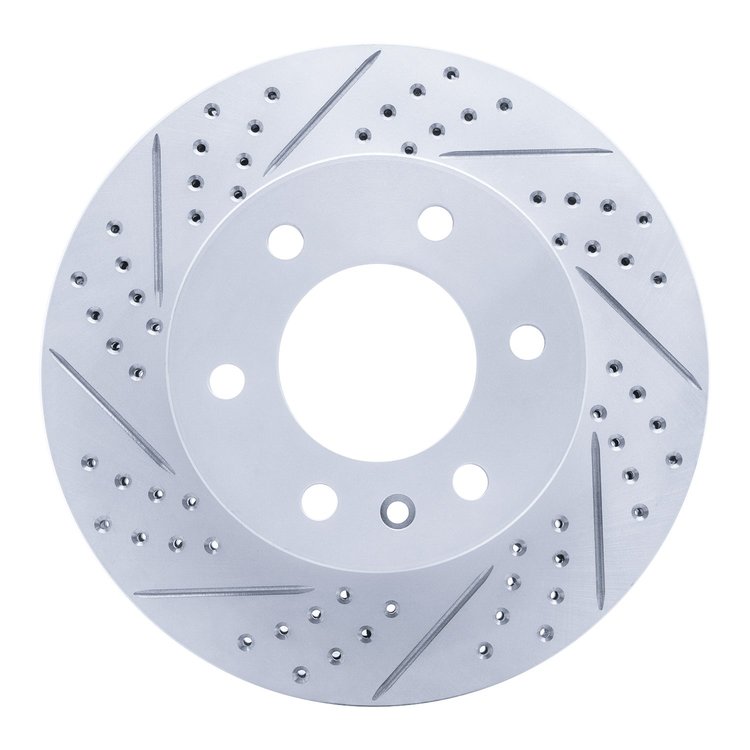 830-40043L Geoperformance Drilled/Slotted Brake Rotor, Fits Select Multiple Makes/Models, Position: Fr Left,Front Left
