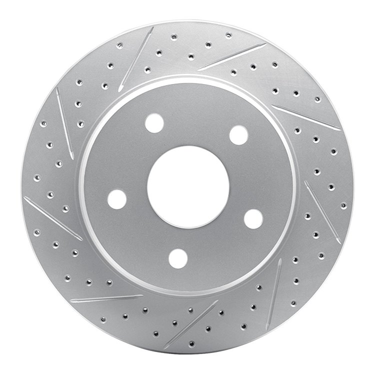 830-40094L Geoperformance Drilled/Slotted Brake Rotor, Fits Select Mopar, Position: Front Left