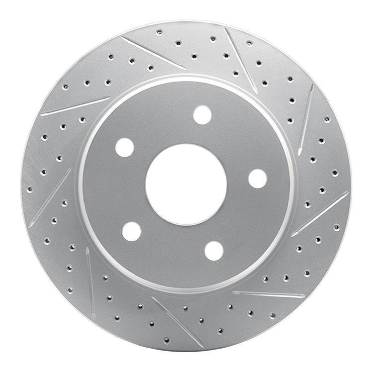 830-40094R Geoperformance Drilled/Slotted Brake Rotor, Fits Select Mopar, Position: Front Right