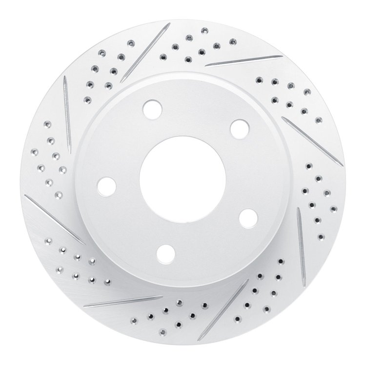 830-40105L Geoperformance Drilled/Slotted Brake Rotor, 2005-2010 Multiple Makes/Models, Position: Front Left