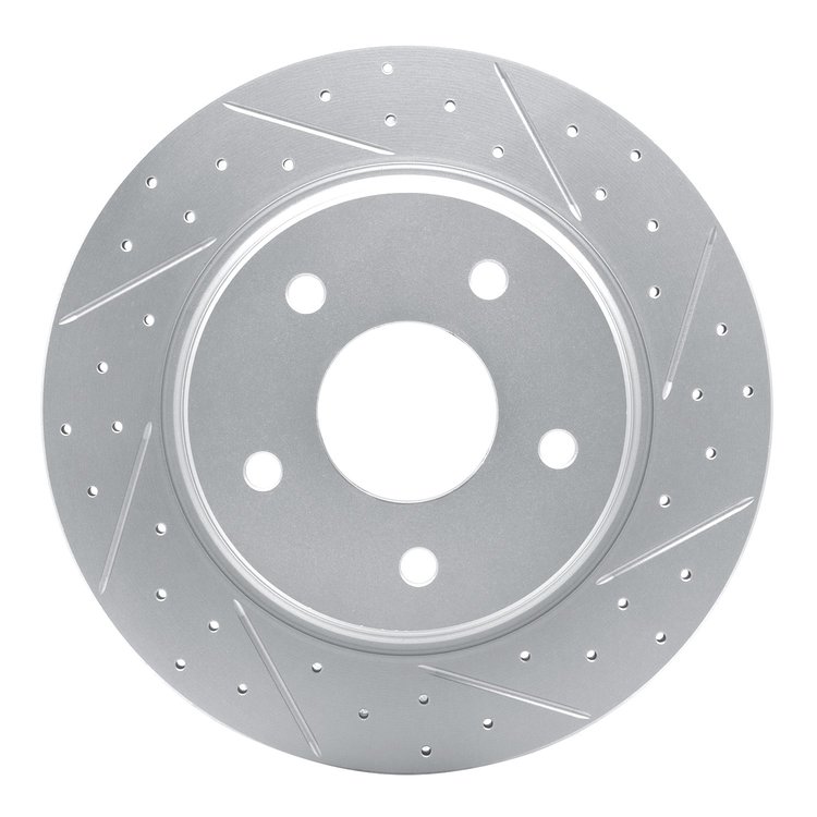 830-40109R Geoperformance Drilled/Slotted Brake Rotor, 2008-2016 Multiple Makes/Models, Position: Rear Right