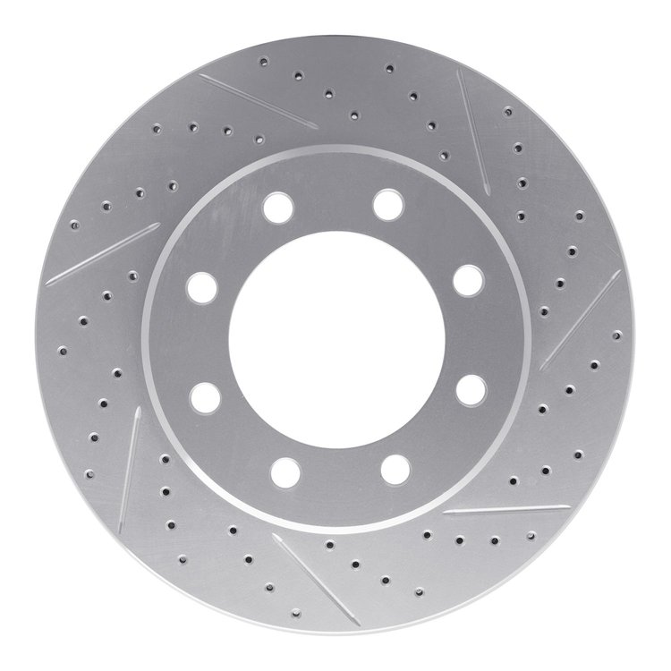 830-40110R Geoperformance Drilled/Slotted Brake Rotor, Fits Select Mopar, Position: Front Right