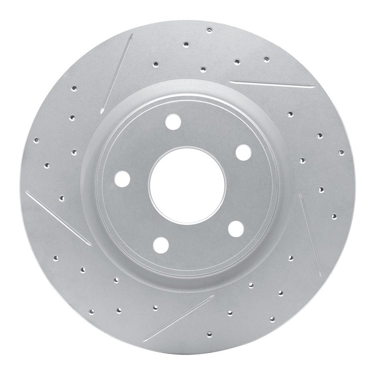 830-40112R Geoperformance Drilled/Slotted Brake Rotor, Fits Select Multiple Makes/Models, Position: Front Right