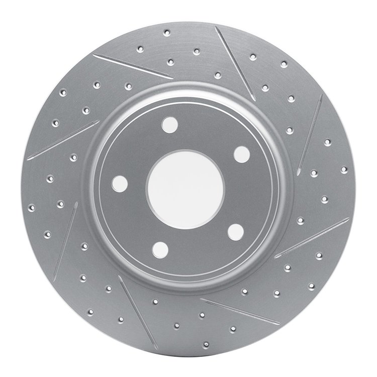830-40113R Geoperformance Drilled/Slotted Brake Rotor, 2012-2020 Multiple Makes/Models, Position: Rear Right