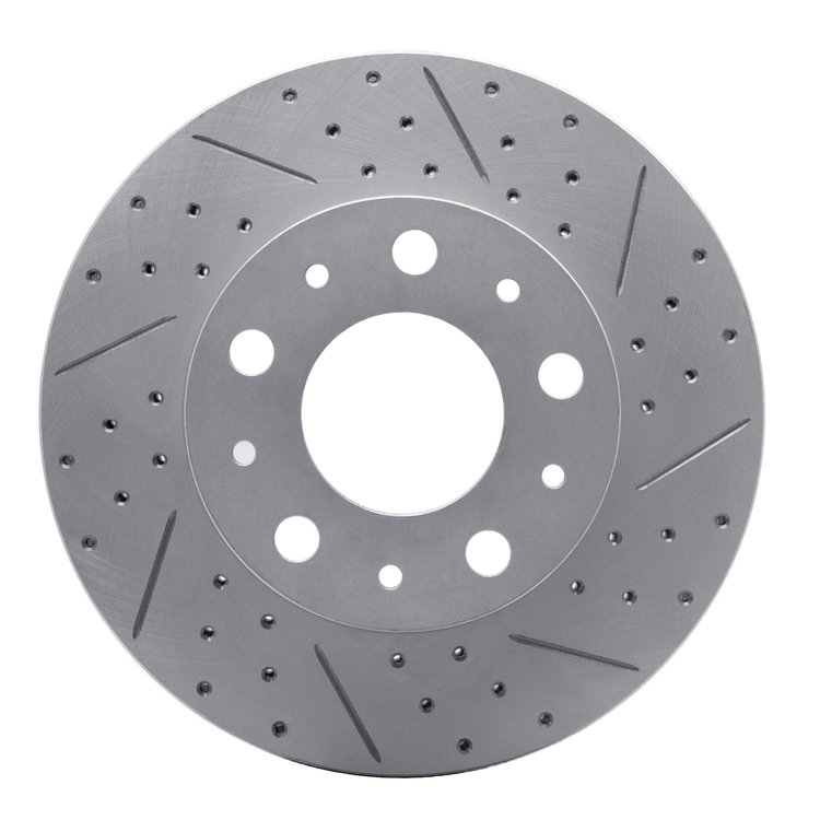 830-40114R Geoperformance Drilled/Slotted Brake Rotor, Fits Select Mopar, Position: Front Right