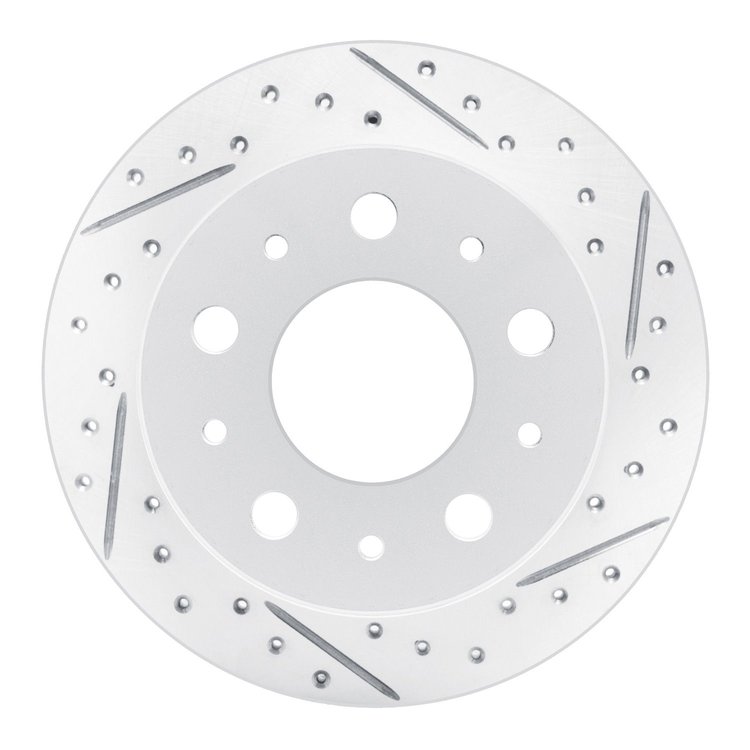 830-40115R Geoperformance Drilled/Slotted Brake Rotor, 2014-2021 Mopar, Position: Rear Right