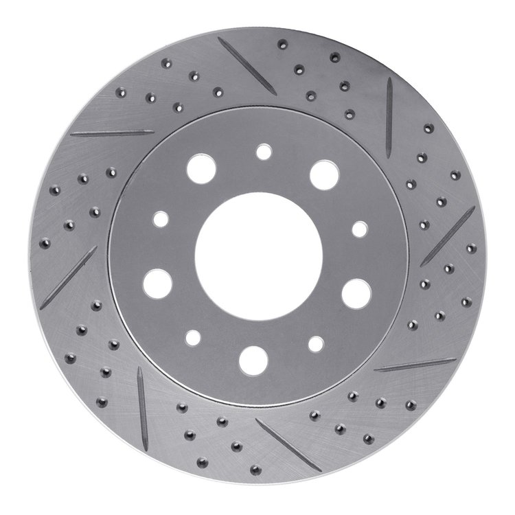 830-40117R Geoperformance Drilled/Slotted Brake Rotor, 2014-2021 Mopar, Position: Rear Right