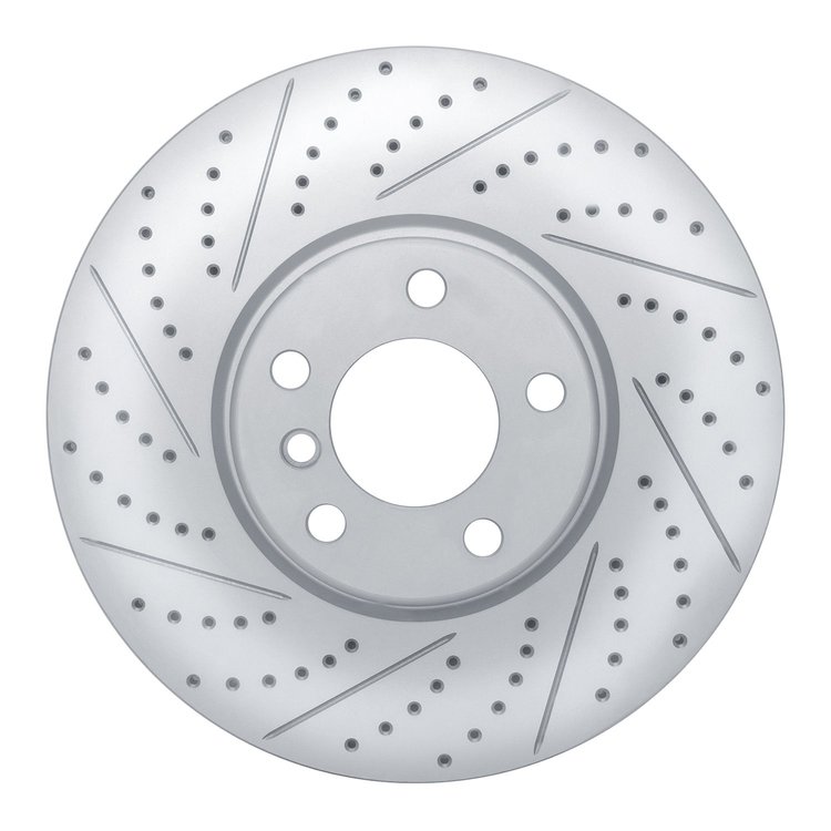 830-40129D Geoperformance Drilled/Slotted Brake Rotor, Fits Select Mopar, Position: Right Front