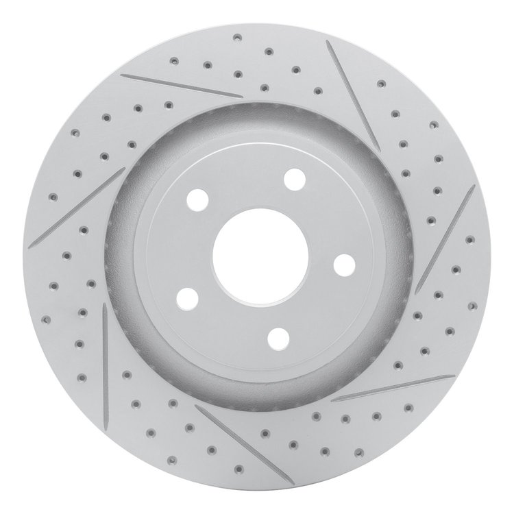 830-42002R Geoperformance Drilled/Slotted Brake Rotor, 2006-2010 Mopar, Position: Front Right