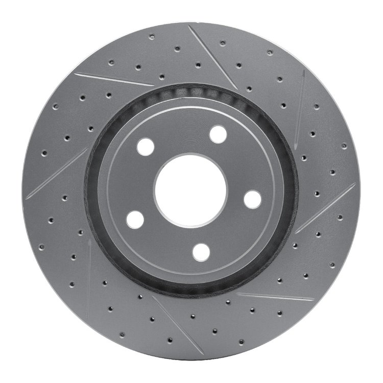 830-42007R Geoperformance Drilled/Slotted Brake Rotor, Fits Select Mopar, Position: Front Right