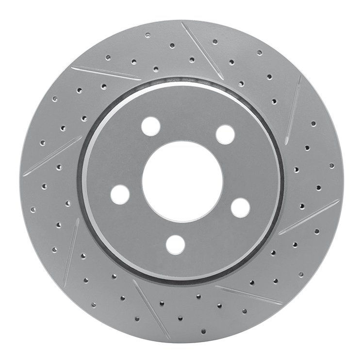 830-42020R Geoperformance Drilled/Slotted Brake Rotor, 2007-2012 Mopar, Position: Front Right