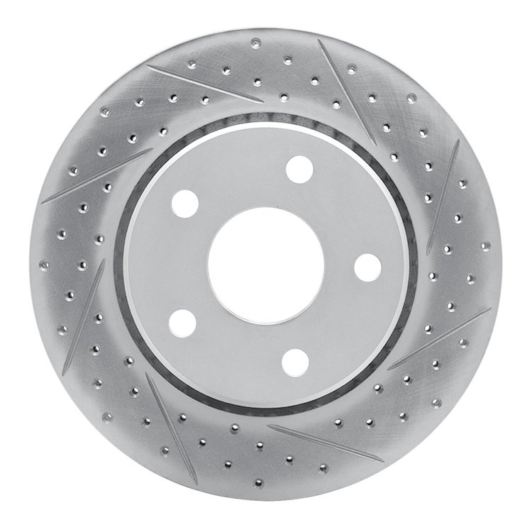 830-42030R Geoperformance Drilled/Slotted Brake Rotor, 2007-2018 Mopar, Position: Front Right